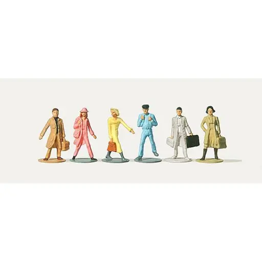 [ME0215017] Lot de 6 Voyageurs - Merten 0215017 - HO : 1/87