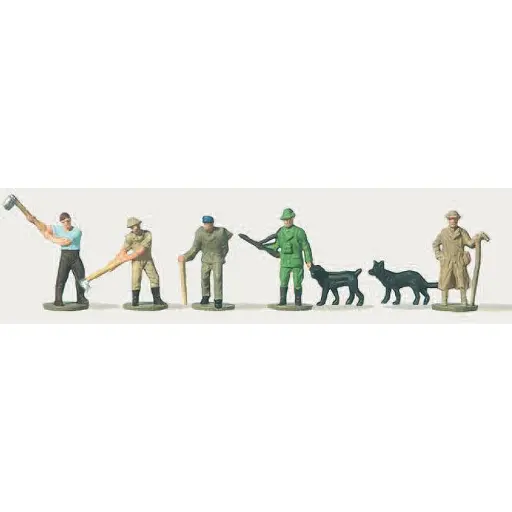 [ME0270891] Lot de 6 personnages à la forêt Merten 0270891 - N : 1/160