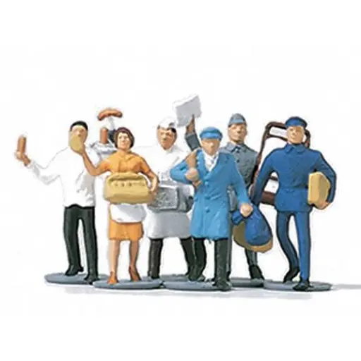 [ME0270800] Lot de 6 vendeurs / employés - Merten 0270800 - N 1/160