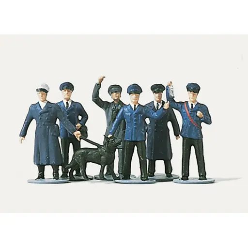 [ME0210914] Cheminots allemands - 6 personnages - Merten 0210914 - HO 1/87