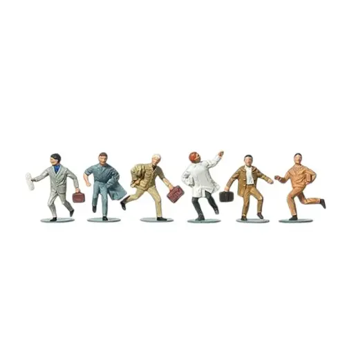 [ME0210976] 6 voyageurs pressés (hommes) - Merten 0210976 - HO 1/87