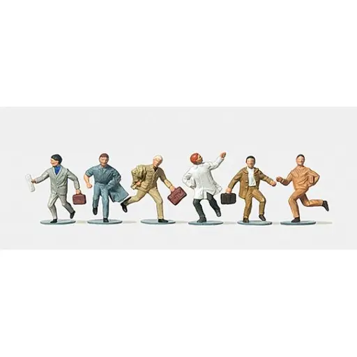 [ME0210976] Lot de 6 voyageurs pressés - Merten 0210976 - HO 1/87