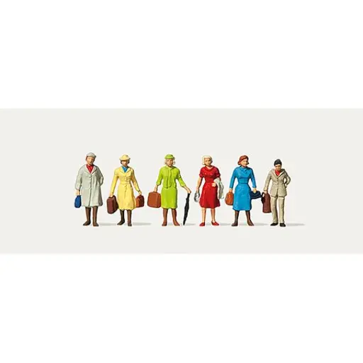 [ME0212546] Lot de 6 passagers - Merten 0212546 - HO 1/87