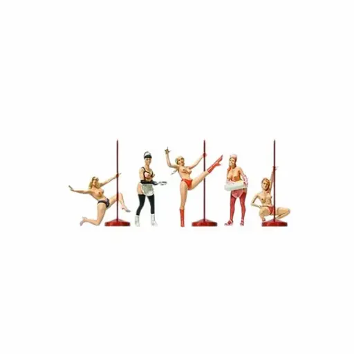 [ME0212556] "Vie nocturne" Lot de 5 personnages - Merten 0212556 - HO 1/87