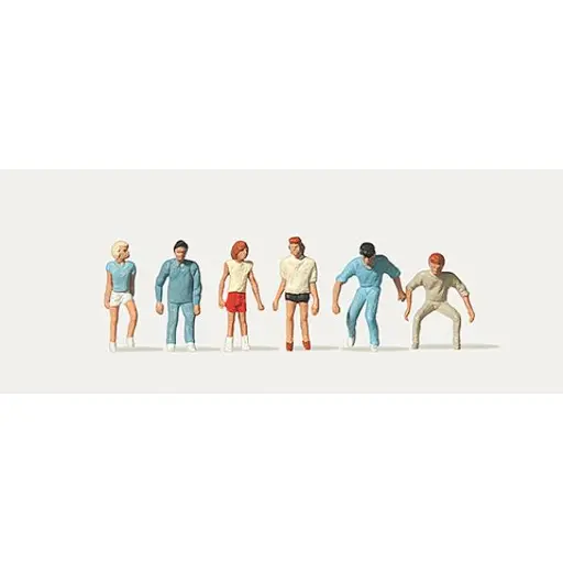 [ME0215006] Pack de 6 figurines Passants - Merten 0215006 - 1/87