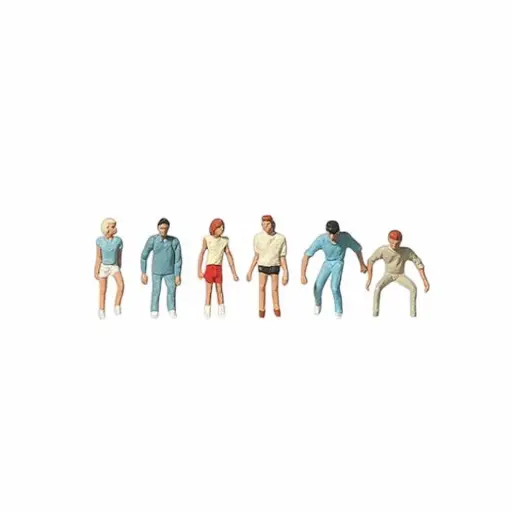 [ME0215006] Pack de 6 figurines passants - Merten 0215006 - HO 1/87