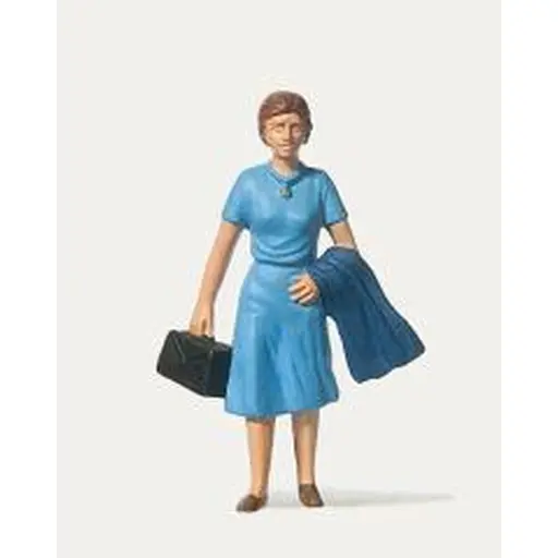 [ME0240019] Passagère avec valise et veste - Merten 0240019 - G 1/22.5