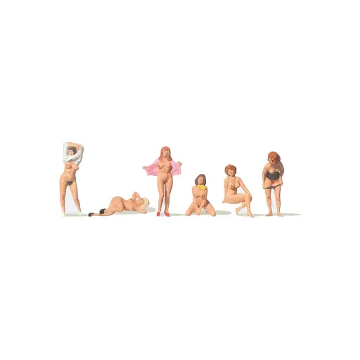 [ME0282527] Nudistes à la plage - Échelle TT 1/120 - MERTEN 0282527