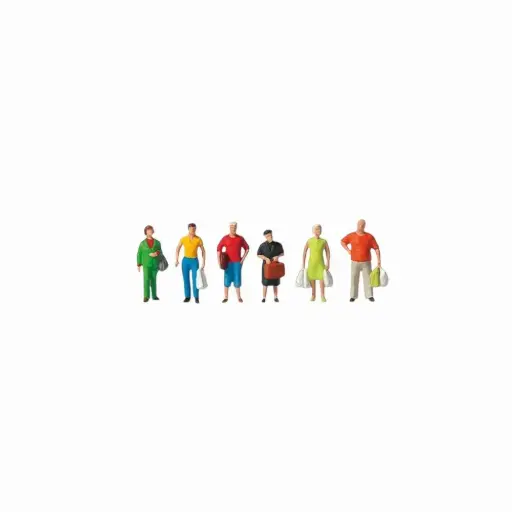 [ME0272563] 6 personnages "Shopping" - Merten 0272563 - N 1/160
