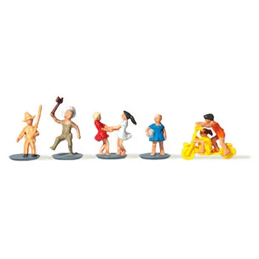 [ME0272581] Lot de 6 enfants jouant - Merten 0272581 - N 1/160