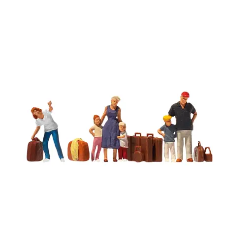 [ME0212539] Voyageurs qui attendent - HO 1/87 - MERTEN 0212539