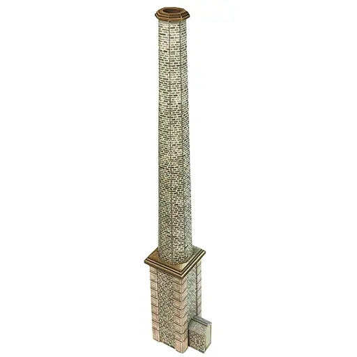 [MEPO401] Cheminée d'un ancien moulin - Metcalfe PO401 - OO/HO