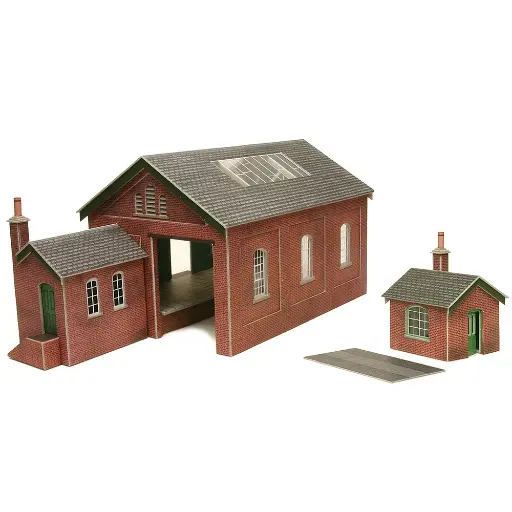 [MEPO232] Hangar à marchandises - Metcalfe PO232 - OO/HO