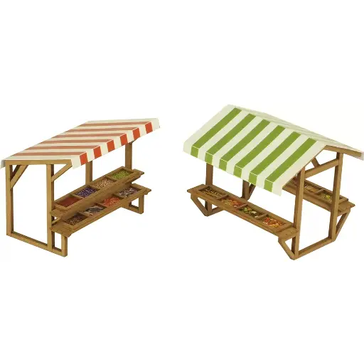 [MEPO530] Échelle Étals de marché - Metcalfe PO530 - HO/OO