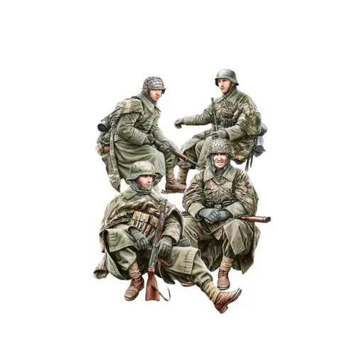 [MI35370] Fig. All. Tank Riders Hiver 44/45 - Miniart 35370 - 1/35