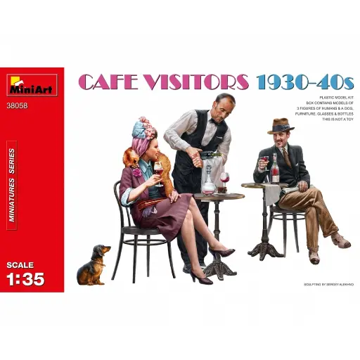 [38058] Café Visitors - 1930/1940 - Miniart 38058 - 1/35