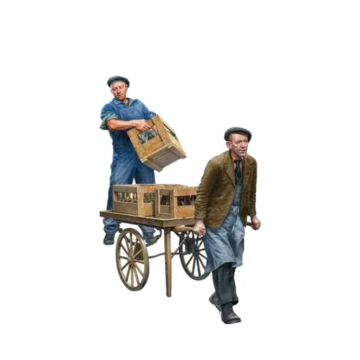 [MI38071] Figurine Set Calvados Sellers - Carson/Miniart 38071 - 1/35