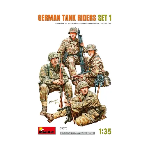 [CA550035376] Figurines de Tankistes Allemands - Carson 550035376 - 1/35