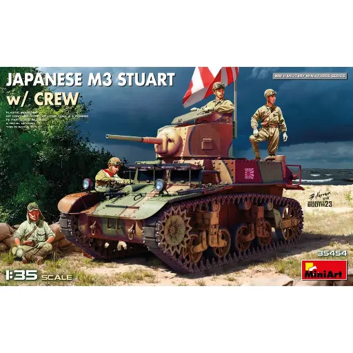 [MI550035454] Char léger M3 Stuart version japonaise - MINIART 550035454 - 1/35