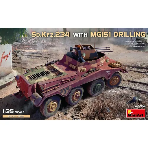 [MI550040014] Sd.Kfz.234 avec MG151 - Miniart 40014 - 1/35
