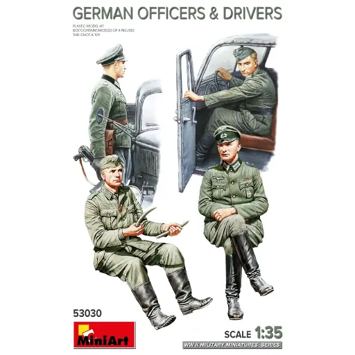 [MI550053030] Officiers et conducteurs allemands - Miniart 53030 - 1/35