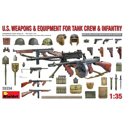[MI550035334] US PzB./Infanterie armes/accessoires - MiniArt 550035334 - 1/35