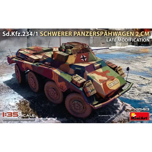 [MI550035413] Sd.Kfz.234/1 Schwerer Panzerspähwagen - MINIART 550035413 - 1/35