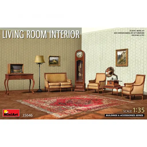 [MI550035646] Intérieur de salon - Miniart 35646 - 1/35