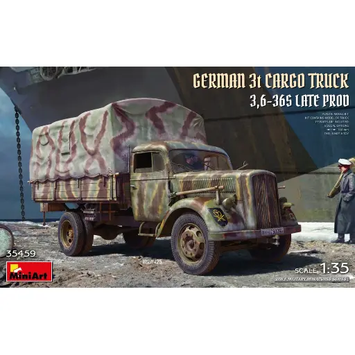 [MI550035459] Camion cargo allemand 3t (3,6-36S) - MINIART 550035459 - 1/35