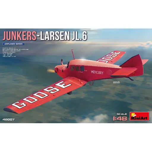 [MI550048007] Junkers-Larsen JL-6  - Miniart 550048007 - 1/48