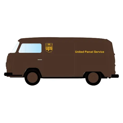 [LC3966] Transporteur VW T2 de UPS - Lemke LC3966 - N 1/160