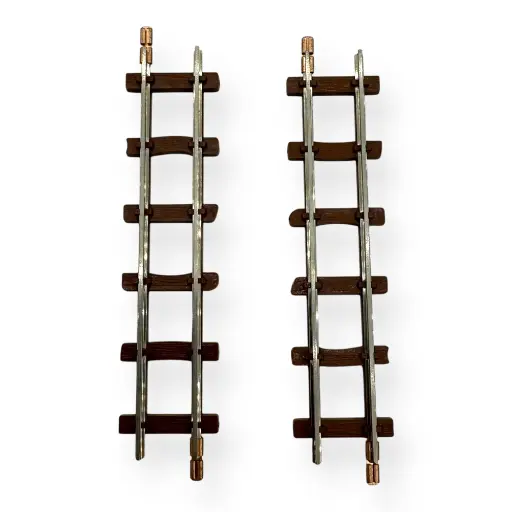 [MI9301] 2 rails droits 77 mm code 83 - Minitrains 9301 - HOe 1/87 - 2R