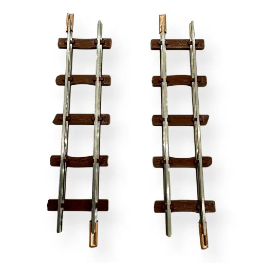 [MI9314] 2 rails droits de 66,5mm - Minitrains 9314 - HOe 1/87