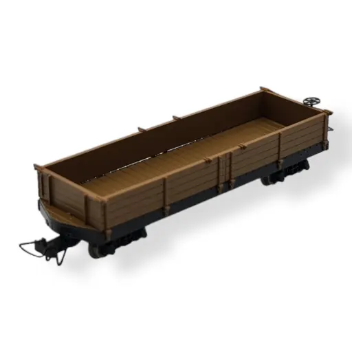 [MI5140] Wagon plat brun MiniTrains 5140 - HOe 1/87