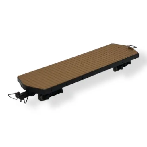 [MI5142] Wagon plat brun MiniTrains 5142 - HOe 1/87