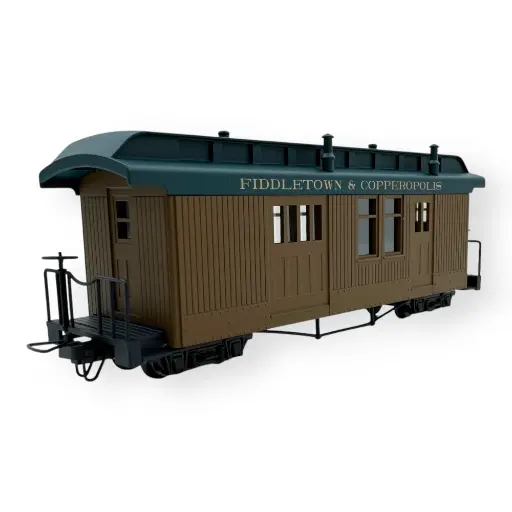 [MI5162] Fourgon à bagages F&C marron avec lettrage - Minitrains 5162 - HOe 1/87 - 2R