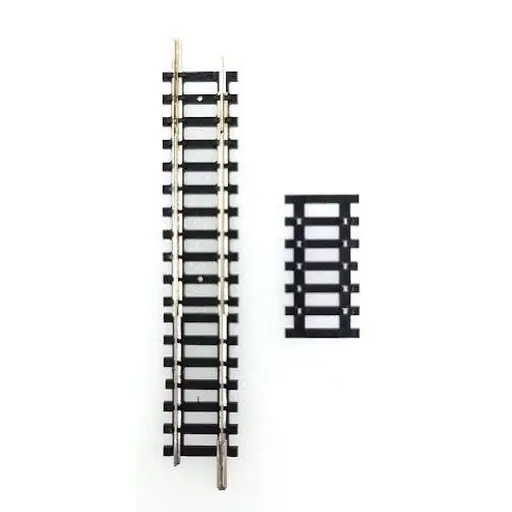 [TR14975] Rail droit variable - Minitrix TR149875 - 86.5 à 120 mm - N : 1/160 - code 80 - 2R