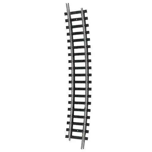 [TR14927] Rail courbe Minitrix R4 rayon 362.6 mm 15° - N : 1/160 - code 80 - 14927