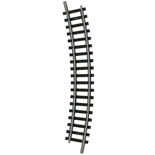 [TR14924] Rail courbe Minitrix R2 rayon 228.2 mm 24° - N : 1/160 - code 80 - 14924