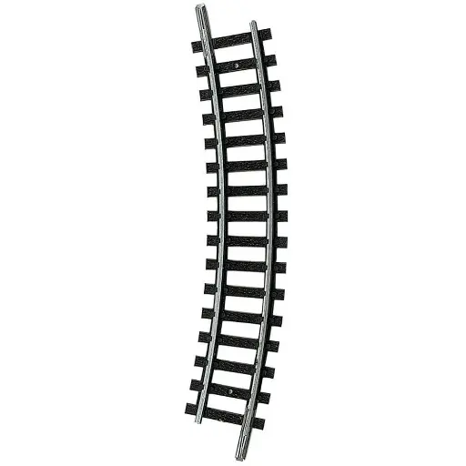 [TR14914] Rail courbe Minitrix R1 rayon 194.6 mm 24° - N : 1/160 - code 80 - 14914