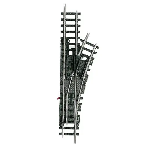 [TR14953] Aiguillage à droite Minitrix 24° 104.2 mm - N : 1/160 - code 80 - 14953