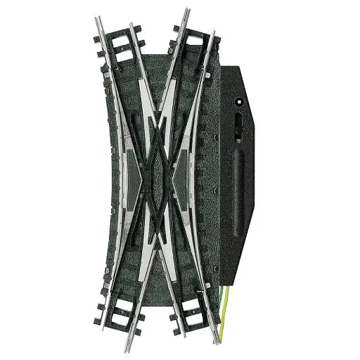 [TR14968] Traversée Jonction Double TJD électrique Minitrix 30° - N : 1/160 - code 80 - 14968