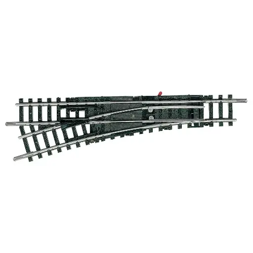 [TR14954] Aiguillage à gauche Minitrix 15° 112.6 mm - N : 1/160 - code 80 - 14954