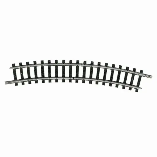 [TR14986] Rail courbe deux coupures R2 228,2 mm 24° code 80 - Minitrix 14986 - N 1/160 - 2R