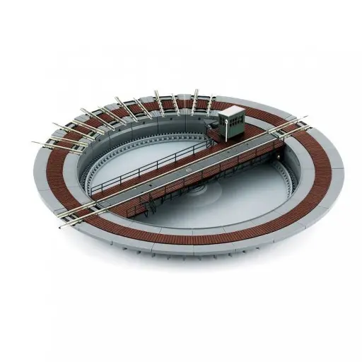 [TR66570] Plaque tournante avec 8 entrées sorties Ø 170 / 145 mm - MINITRIX 66570