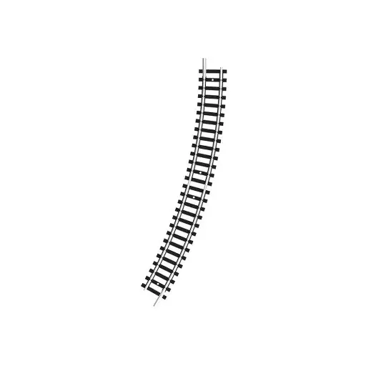 [TR14910] Rail courbe rayon 30° - Minitrix 14910 - N : 1/160 - code 80 - 320 mm