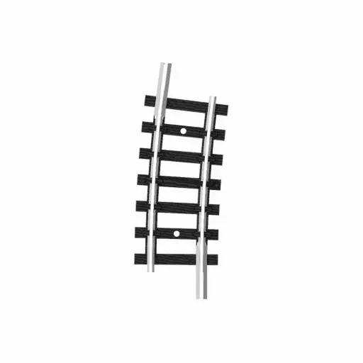 [TR14919] Rail courbe R2a 261,8 mm 7,5° code 80 - Minitrix 14919 - N 1/160 - 2R