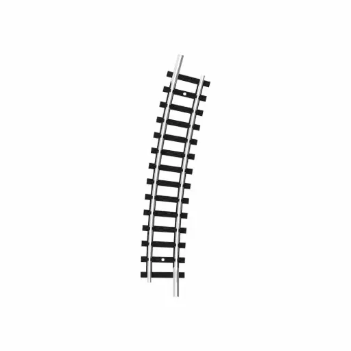 [TR14921] Rail courbe R2b 295,4 mm 15° code 80 - Minitrix 14921 - N 1/160 - 2R