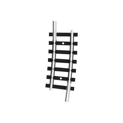 [TR14929] Rail courbe - Minitrix 14929 - N : 1/160 - code 80 - R2b - rayon 295.4 mm - 7,5°