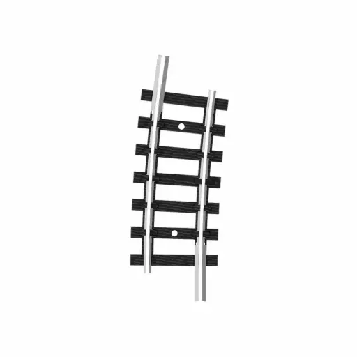 [TR14929] Rail courbe R2b 295,4 mm 7,5° code 80 - Minitrix 14929 - N 1/160 - 2R